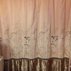 Saturday Knight Limited Fabric Shower Curtain